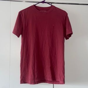 Mens Red American Eagle Tee